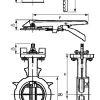 RVS Tomoe dubbel excentrische vlinderklep&nbsp;&nbsp;|&nbsp;&nbsp;KP-1064